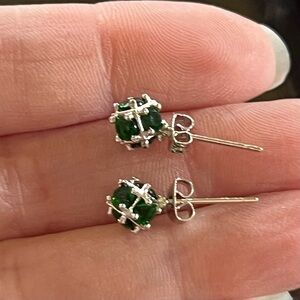 Emerald Green Earrings
